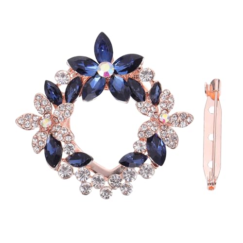 COSMEVIVI 1Stück Brosche für Schals Dekoration für Damen Hochwertiger Schalring Langlebigem Material Kreatives Design Passend zu Verschiedenen Outfits von COSMEVIVI
