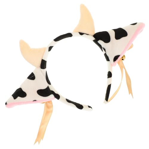 COSMEVIVI Halloween-stirnband Mit Kuhohren Plüschreifen Für Erwachsene Und Jungen Und Mädchen von COSMEVIVI