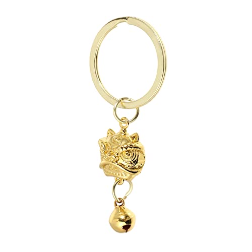 COSMEVIVI 1stk Schlüssel Handtaschenanhänger Chinesisches Sternzeichen Ochse Autozubehör Geldbörse Charm-anhänger Autoanhänger Dekorativer Türknauf-aufhänger Golden Legierung von COSMEVIVI