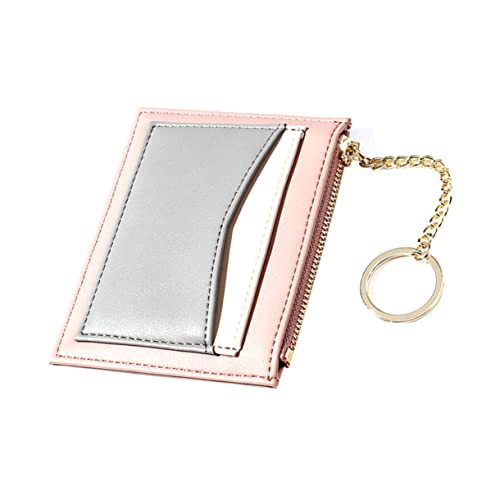 COSMEVIVI 1stück Modisches Pu Zipper Geldbörse Für Damen Splice Multi Kartenhalter Mit - Kleine Praktische Geldbörse Für Und Alltag von COSMEVIVI