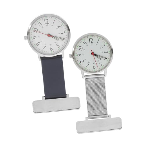 COSMEVIVI 2stücke Taschenuhr Für Krankenschwester Und Arzt Metall-krankenschwesteruhr Tragbare Und Dekorative Uhr Für Damen Und Herren von COSMEVIVI