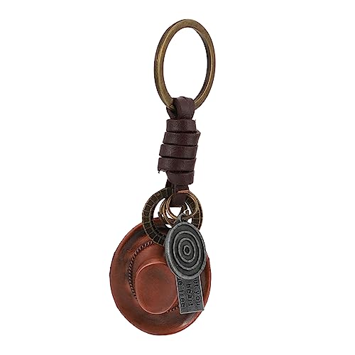 COSMEVIVI 2 Stück Merchandise Herren-schlüsselanhänger Retro-schlüssel-Organizer Kreativer Schlüsselanhänger Hut Schlüssel Cowgirl-Stil Leichtes Robustes Material von COSMEVIVI