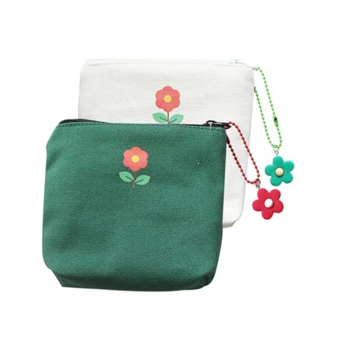 COSMEVIVI Servietten-aufbewahrungsbehälter 2-teilig Canvas-Tasche Reißverschluss Wiederverwendbare Tasche Für Damen Ideal Für Mehrere Anlässe Zufällige Farbe von COSMEVIVI