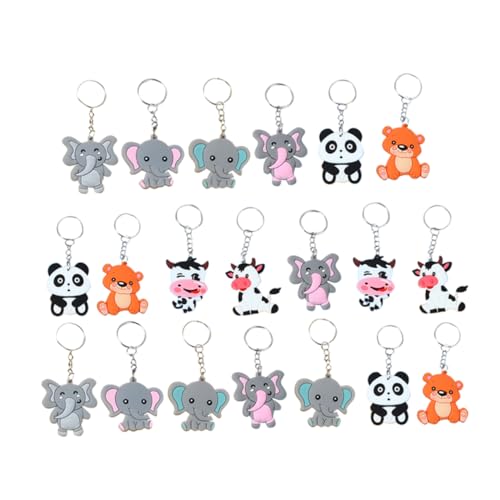 COSMEVIVI Schlüsselanhänger Verschleißfest Taschenanhänger 20 Stück Kawaii-schlüsselanhänger Zufälliger Stil von COSMEVIVI