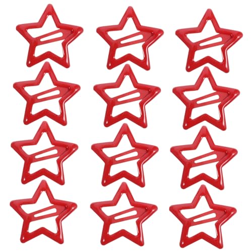 COSMEVIVI 20 Stück Stern Haarspangen für Mädchen Robust Metall Schnapp Haarnadeln Leicht und Praktisch Haar Accessoires für Erwachsene und Kinder von COSMEVIVI