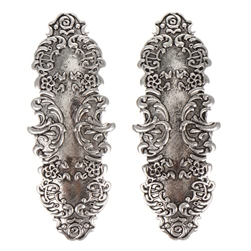 COSMEVIVI 2 Stück Retro Haar Clips Für Frauen Dekorative Haarnadeln Aus Metall Rutschfeste Große Haarklammern Für Pferdeschwanz Und Hochsteckfrisuren Vintage Haarschmuck Für Besondere von COSMEVIVI