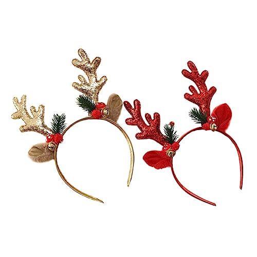 COSMEVIVI 2stücke Rentiergeweih Haarreif Mit Beeren Plüsch-haarband Für Weihnachten Festliche Kopfbedeckung Für Junge Mädchen Und Erwachsene Für Rollenspiele Und Partys COSMEVIVI 2stücke Rentiergeweih Haarreif Mit Beeren Plüsch-haarband Für Weihnachten Festliche Kopfbedeckung Für Junge Mädchen Und Erwachsene Für Rollenspiele Und Partys von COSMEVIVI