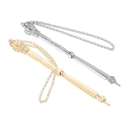 COSMEVIVI 2stücke Zwei Metall-lesezeiger Für Jüdische Zeremonien Und Bibelstudien Tragbares Lesewerkzeug Mit Kette Für Und Buchseiten von COSMEVIVI