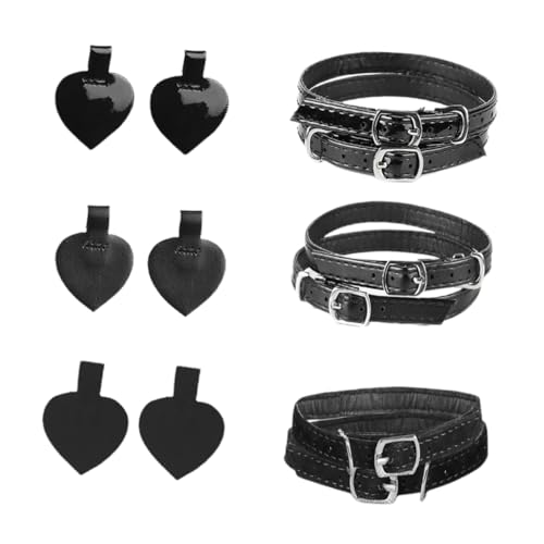 COSMEVIVI 3 Sätze Rutsch Fersenpolster und Verstellbare Knöchelriemen für High Heels Strapazierfähiges Material Schützt vor Abrutschen und Scheuern Geeignet für Damen Pumps und Riemchen von COSMEVIVI