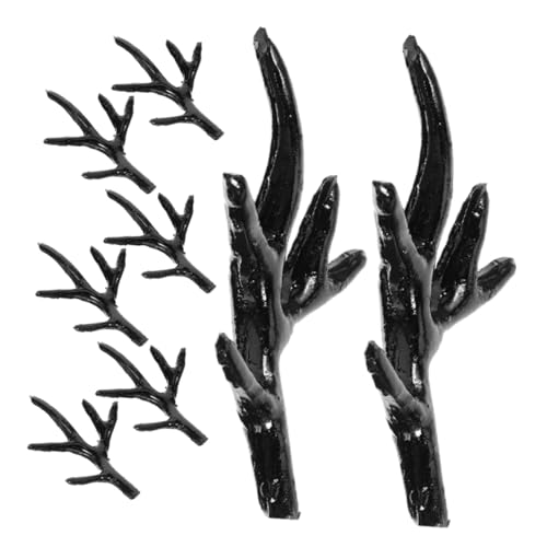 COSMEVIVI 4paare Hirschgeweih Stirnband Geweih Für Kopfschmuck Diy Geweih Bastelzubehör Für Haarschmuck Für Haarnadeln Für Stirnband-dekoration von COSMEVIVI