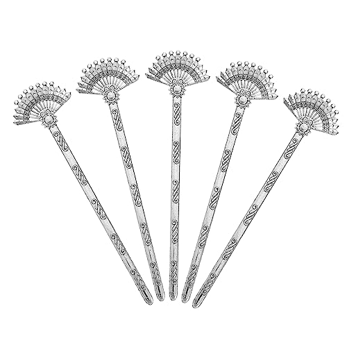 COSMEVIVI 5stücke Retro Haarnadeln Aus Antikem Legierungs-haarstab Für Damen Und Mädchen Stilvolles Haar-accessoire Für Partys Und Alltagslook von COSMEVIVI