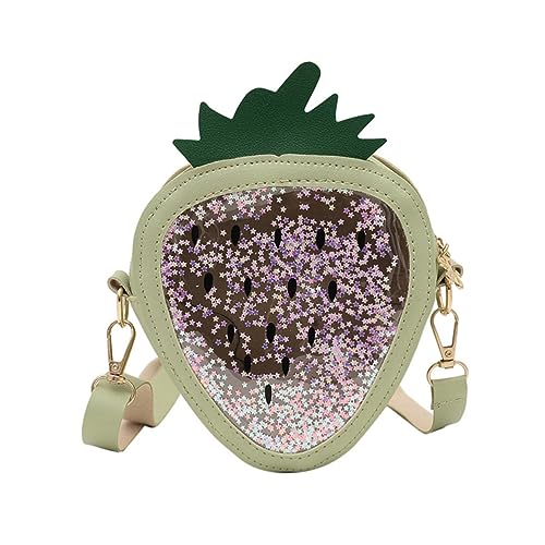 COSMEVIVI Adorable Mädchen Umhängetasche Pailletten Leichte Schultertasche Für Mädchen Für Strand Party Shopping Und Langlebiges Pu von COSMEVIVI