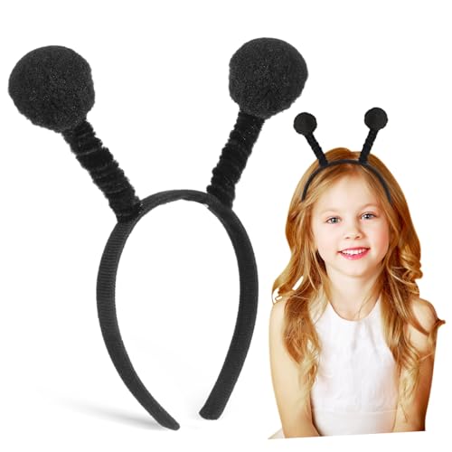 COSMEVIVI Bienen Haarreif Mit Fühlern Niedlicher Kopfband Für Kostümpartys Hochzeiten Und Freizeit Komfortables Accessoire Aus Hochwertigem Material Für Damen Und Mädchen von COSMEVIVI