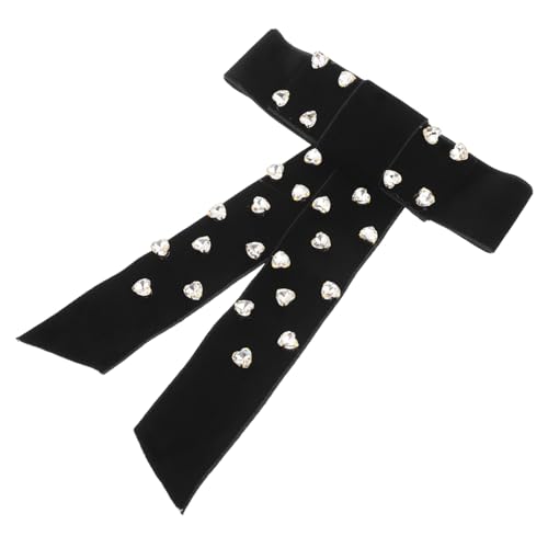 COSMEVIVI Bow Hair Clip Mit Strass Für Frauen Haarschmuck Mit Weichem Und Starkem Federclip Für Partys Und Veranstaltungen Verleiht Jedem Outfit Einen Stylischen Touch von COSMEVIVI