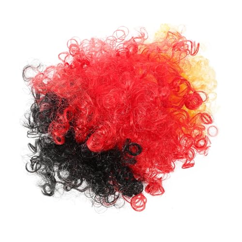 COSMEVIVI Clown Perücke Mit Afro-look Für Partys Lustige Kostüm Accessoire Für Karneval Cosplay Und Festlichkeiten Bunte Haarperücke Für Besondere Anlässe von COSMEVIVI