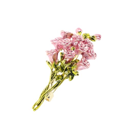 COSMEVIVI Dekorative Blumenanstecknadel für Partys Formelle Anlässe Stilvolle Blumenbrosche für Kleider Freizeitoutfits von COSMEVIVI