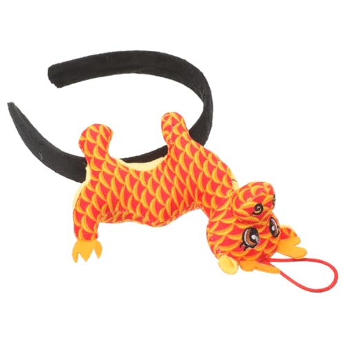 COSMEVIVI Cute Cartoon Dragon Hairband Lustiges Chinesisches Neujahrs-accessoire Für Geburtstagsfeiern Kostümpartys Und Auftritte Strapazierfähig Und von COSMEVIVI