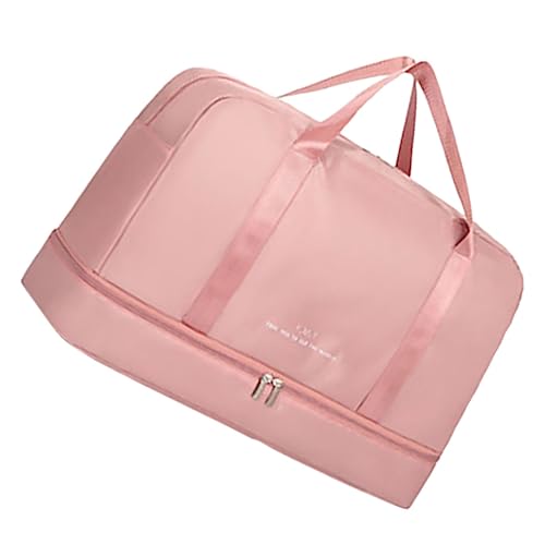 COSMEVIVI Faltbare Reisetasche mit Schuhfach Tragbare Sporttasche für Damen und Herren Große Kapazität Wasserabweisend für Reisen und Sport von COSMEVIVI