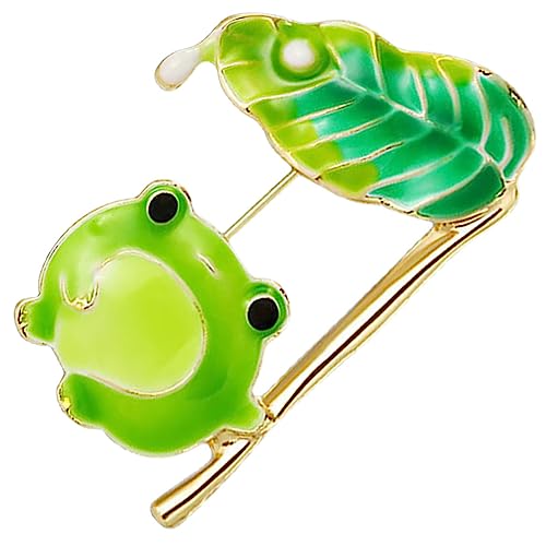 COSMEVIVI Brosche Frosch Metall Kleidung Dekorative Revers Pin Schal Nadel Für Hüte Tiernadel Rucksacknadel Ästhetische Nadel von COSMEVIVI
