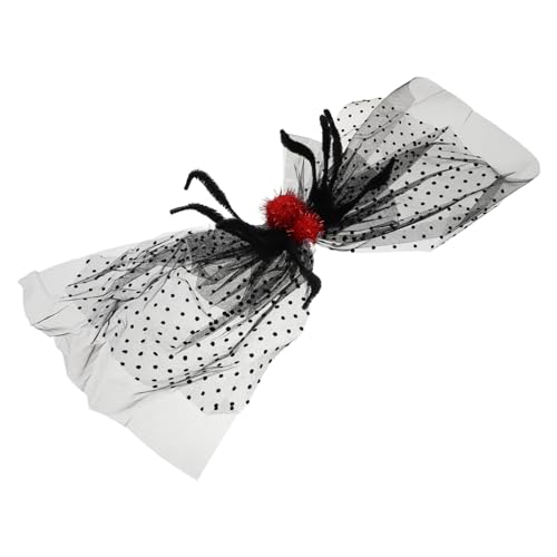 COSMEVIVI Große Spinnen-haarspange Mit Schwarzem Tüll Und Schleife Halloween Haarschmuck Für Mädchen Und Kleinkinder Perfektes Accessoire Für Gruselige Feiern Und Cosplay-events von COSMEVIVI