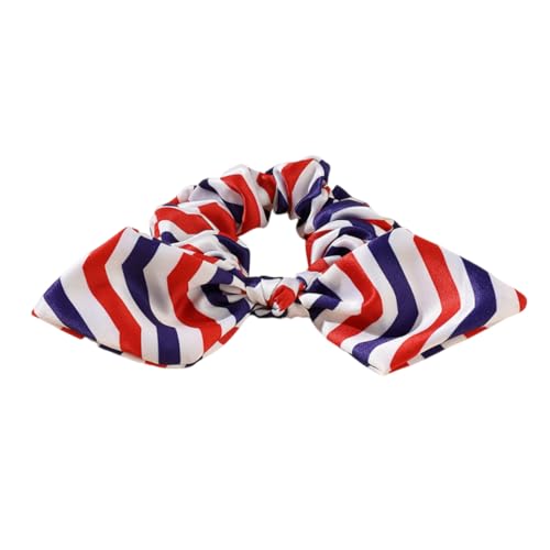 COSMEVIVI Haarschmuck Für Mädchen Elastische Independence Day Scrunchies Strapazierfähige Haarbänder Für Mittellanges Bis Langes Haar Für Sport Und Freizeit von COSMEVIVI