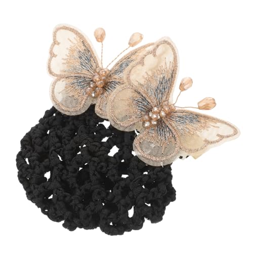 COSMEVIVI Haarknoten Abdeckung Mit Schmetterlingsdekor Wiederverwendbares Haarnetz Für Frauen Und Mädchen Haaraccessoire Für Pflegeberufe Und Freizeit von COSMEVIVI