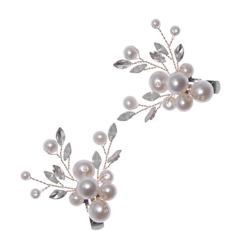 COSMEVIVI Handgefertigte Schuhclips mit Wasser und Perlen Abnehmbare Strass Schuhschnallen für Damen Pumps und High Heels Elegante Hochzeitsschuhdekoration Einfach Anzubringen von COSMEVIVI