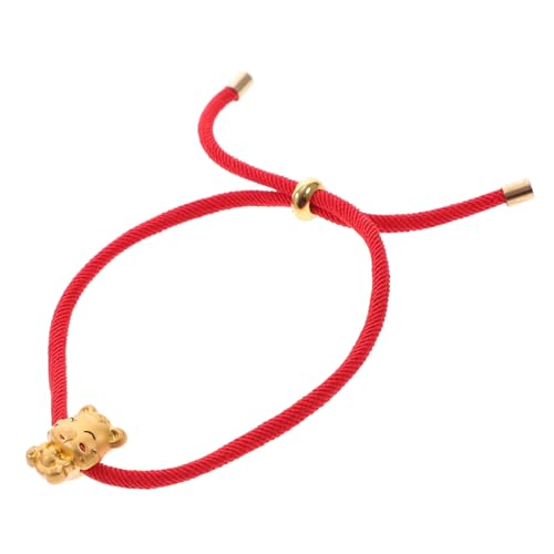 COSMEVIVI Handgefertigtes Geflochtenes Armband mit Tigercharme Verstellbar Seilarmband für Damen Herren Perfektes Neujahrsfest Besonderen Anlässen von COSMEVIVI