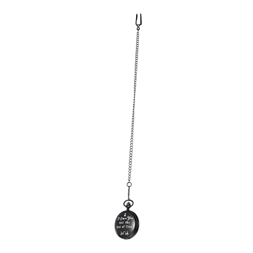COSMEVIVI Holztaschenuhr Für Herren Mit Kette Vintage-Retro-taschenuhr Fein Verarbeitet Mit Glatter Oberfläche Und Antikem Design Präzise Zeitmessung von COSMEVIVI