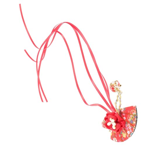 COSMEVIVI Japanischer Haarschmuck Fächer Haarklammer mit Langen Quasten Große Haarspange aus Strapazierfähigem für Frauen und Teen Geeignet für Hochzeit Cosplay Fotoshooting Alltag von COSMEVIVI