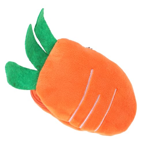 COSMEVIVI Kleiner Karotten-münzbeutel Für Damen Reißverschluss Geldbörse Für Münzen Schlüssel Und Lippenstift Praktische Und Niedliche Tasche Für Unterwegs Zum Einkaufen Und Reisen von COSMEVIVI