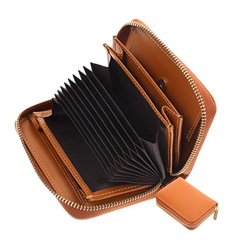 COSMEVIVI Kartenetui Aus Kompakte Geldbörse Mit Reißverschluss Für Kreditkarten Visitenkarten Und Ausweise Stilvolles Design Für Damen Und Herren Für Täglichen Gebrauch Und Reisen von COSMEVIVI