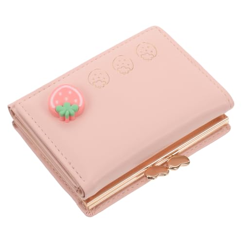 COSMEVIVI Kartenhalter Für Frauen Niedliche Geldbörse Aus Pu Tragbar Für Einkäufe Und Reisen Stylische Damen-Clutch Kreatives Design Kompaktes Format von COSMEVIVI