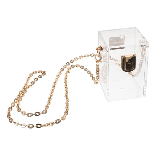 COSMEVIVI Klein Und Leicht Transparente Umhängetasche Für Vielseitige Lippenstift Und Münzbörse Für Alltag Und Partys von COSMEVIVI