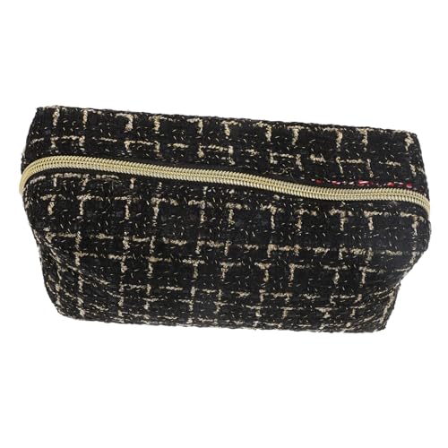 COSMEVIVI Reise Kosmetiktasche Für Damen Make-up-Tasche Mit Reißverschluss Kulturbeutel Zum Organisieren Leicht Und Tragbar Aus Polyester Und Baumwollleinen von COSMEVIVI