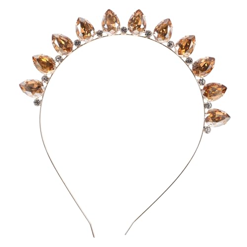 COSMEVIVI Haarschmuck Für Frauen Mit Kristallen Elegantes Haarband Für Partys Und Hochzeiten Damen Stirnband Mit Farbenfrohem Wassertropfen-design Für Mädchen Und Erwachsene Langlebig von COSMEVIVI
