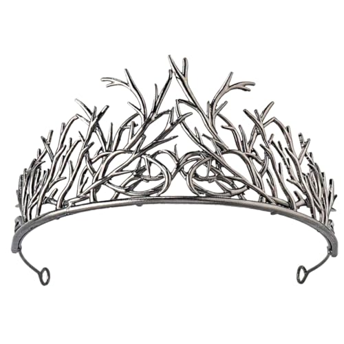 COSMEVIVI Zweig Krone Für Geburtstagsfeier Kleine Tiara Als Kopfschmuck Für Damen Und Mädchen Schlichte Verzierungen Für Einzigartigen von COSMEVIVI