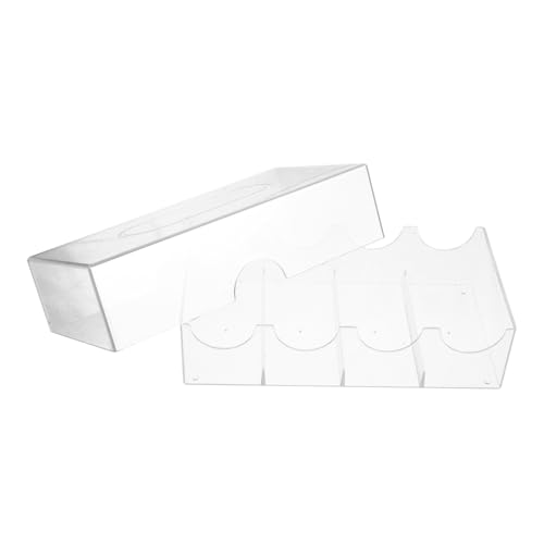 COSMEVIVI Aufbewahrungsbox Mit Großer Kapazität Pokerchip-Organizer Box Chip-Organizer von COSMEVIVI