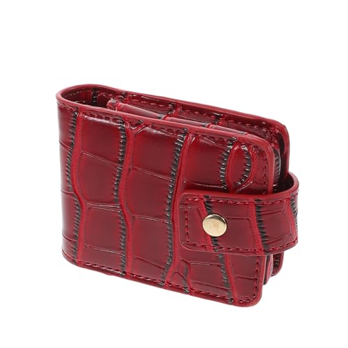 COSMEVIVI Lippenstiftetui Mit Spiegel Tragbarer Lippenstift-Organizer Für Unterwegs Lippenstiftetui Aus Pu- Für Handtasche Lippenstift-Aufbewahrungstasche von COSMEVIVI