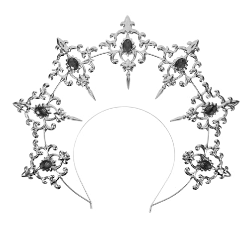 COSMEVIVI Lolita Heiligenschein Kopfschmuck Für Cosplay Und Festivals Vielseitige Göttin Krone Für Hochzeiten Und Partys Eleganter Haarschmuck Für von COSMEVIVI