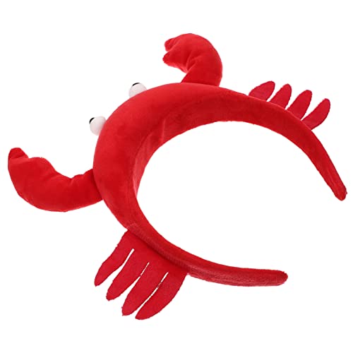 COSMEVIVI Lustiges Krabben Haarband Für Cartoon Tier Kopfbedeckung Ideales Party Zubehör Und Dekoration Für Kindergeburtstage Niedliches Und Farbenfrohes Accessoire Für Kleine Partygäste von COSMEVIVI