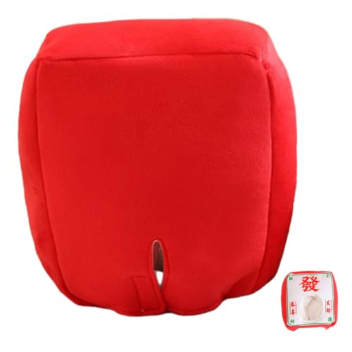 COSMEVIVI Mahjong Hut Fotorequisite Lustige Und Süße Plüsch-mahjong-mütze Für Partys Fotografie Kostüme Und Auftritte Und Langlebig Für Kreative Erinnerungen von COSMEVIVI