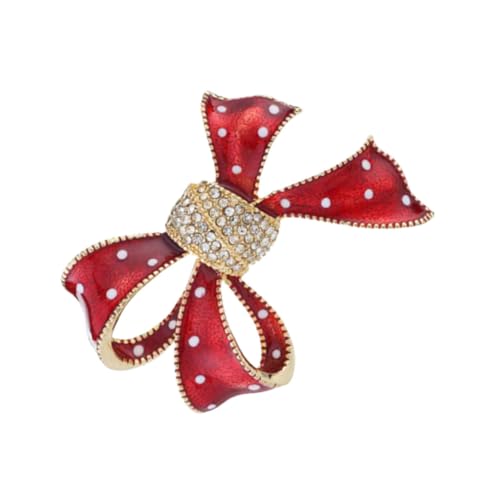 COSMEVIVI Moderne Alloy Brosche mit Elegantem Schleifen Design Leichte Anstecknadel für Kleidung Strickjacken Taschen Schals Modisches Schmuckstück für Damen Vielseitige Dekoration von COSMEVIVI