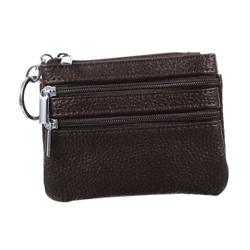 COSMEVIVI Schlüsselanhänger Integriertes Quadratisches Wechselgeldfach Materialtasche Handgefertigte Handtasche Damengeldbörse von COSMEVIVI