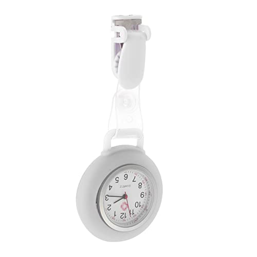 COSMEVIVI Multifunktions Krankenschwesteruhr Tragbare Clip Uhr Aus Lebensmittelechtem Silikon Für Ärzte Und Medizinisches Personal Mit Abnehmbarem Clip in Weiß COSMEVIVI Multifunktions Krankenschwesteruhr Tragbare Clip Uhr Aus Lebensmittelechtem Silikon Für Ärzte Und Medizinisches Personal Mit Abnehmbarem Clip in Weiß von COSMEVIVI