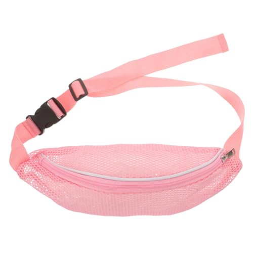COSMEVIVI Hüfttasche Für Mädchen Aus Netzstoff Hüfttasche Zum Laufen Kleine Für Sportveranstaltungen Strand-gürteltasche Mit Verstellbarem Schultergurt von COSMEVIVI