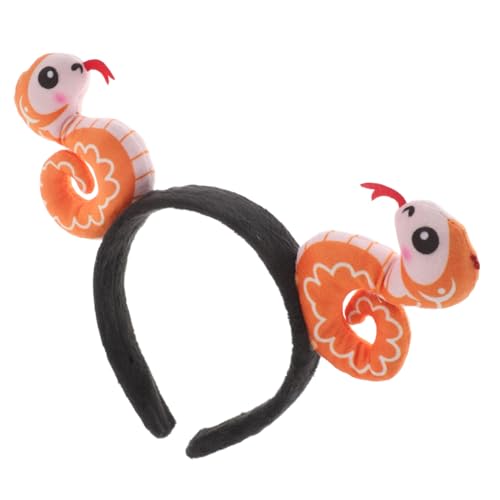 COSMEVIVI Party Stirnband Mit Cartoonartigem Schlangen-design Leichtes Festliches Haarschmuck-accessoire Für Neujahrsfeiern Und Feste Sicherer Halt Für Feiern Und Kreative Anlässe von COSMEVIVI