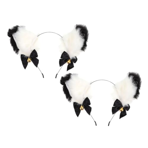 COSMEVIVI 2stücke Katzenohr Stirnband Tier Haarreifen Party Cosplay Haar Zubehör von COSMEVIVI