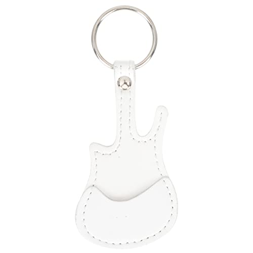COSMEVIVI Praktische Plectrum-Tasche Aus Pu Mit Schlüsselanhänger Kompakter Plectrum-Organizer Für Gitarristen Für Außeneinsatz Schützend Und Langlebig von COSMEVIVI