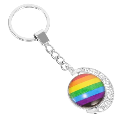 COSMEVIVI Regenbogen Schlüsselanhänger Aus Stylischer Taschenanhänger Für Freunde Langlebig Und Rostbeständig Vielseitig Einsetzbar Als Schlüsselbund Oder Dekoration Für Besondere von COSMEVIVI